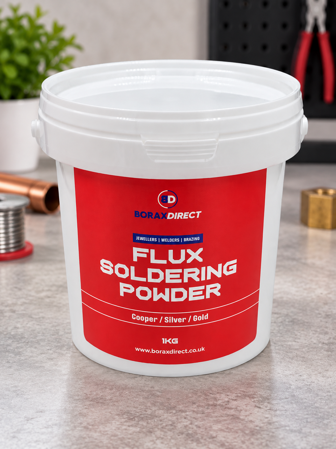 Flux Soldering Powder 99.9% pure 1kg / 1000g