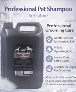 Pet/dog Grooming Shampoo 5L Sensitive Fragrance Free 5000ml 32 to1 dilution rate FREE PUMP